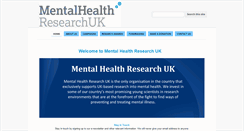 Desktop Screenshot of mentalhealthresearchuk.org.uk
